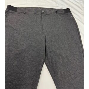 Simply Vera Vera Wang Skinny Pants Women 3X Gray Good‎ Elastic Waist Mid Rise